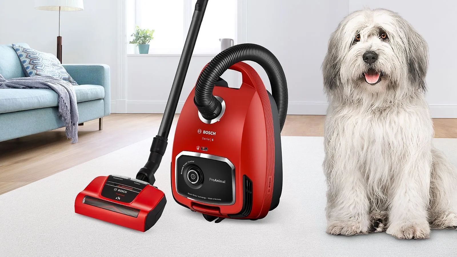 Bosch Serie 6 ProAnimal pölynimuri, BGL6PET1, punainen - Image 3