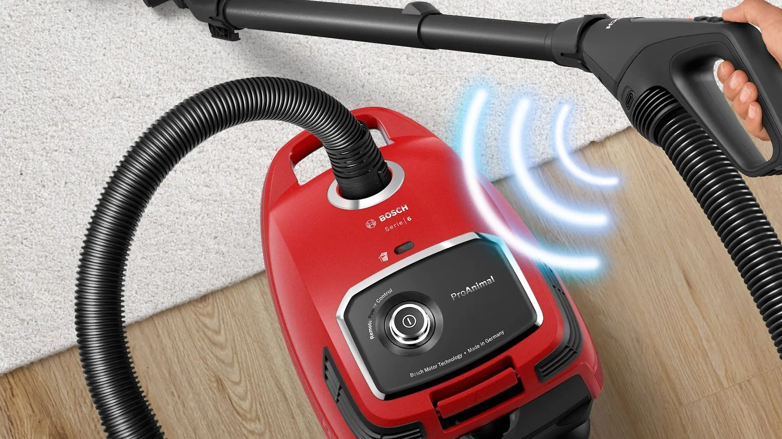 Bosch Serie 6 ProAnimal pölynimuri, BGL6PET1, punainen - Image 7