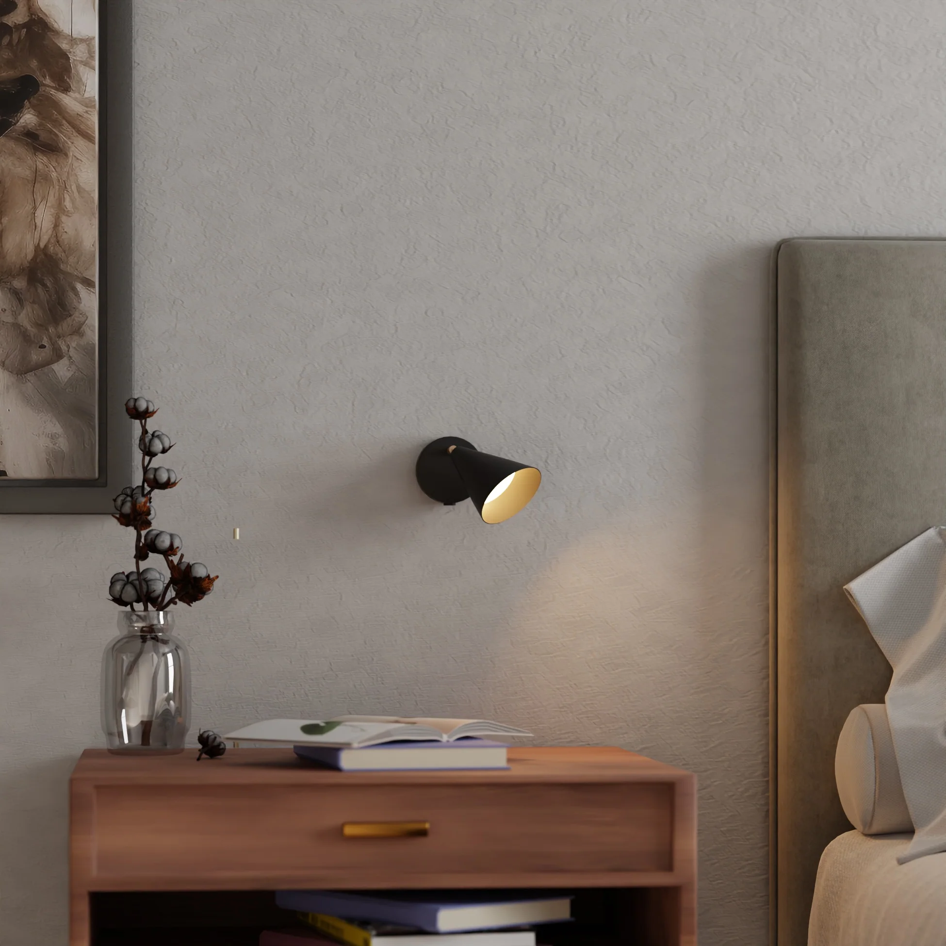 Lux seinävalaisin musta - Image 8