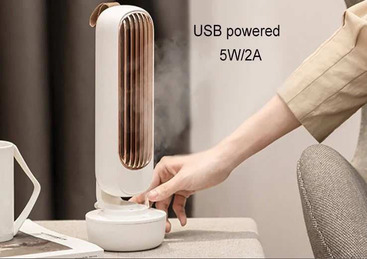 O'logion pöytätuuletin + ilmankostutin - Image 4