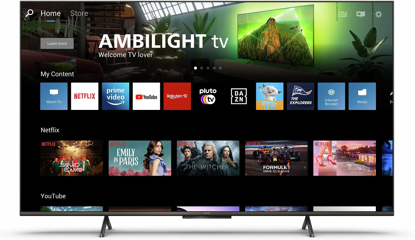 Philips PUS8108 43" 4K LED-TV Ambilight - Image 3