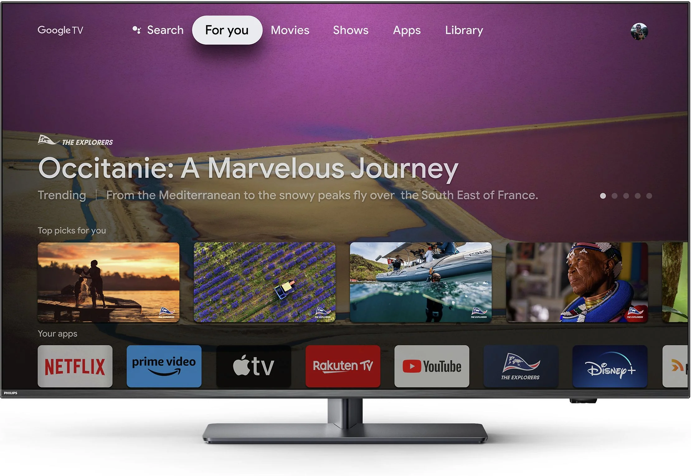 Philips The One PUS8808 50" 4K LED Ambilight Google TV - Image 6